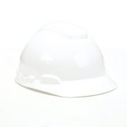 3M H-701R - Hard Hat, White 4-Point Ratchet Suspension