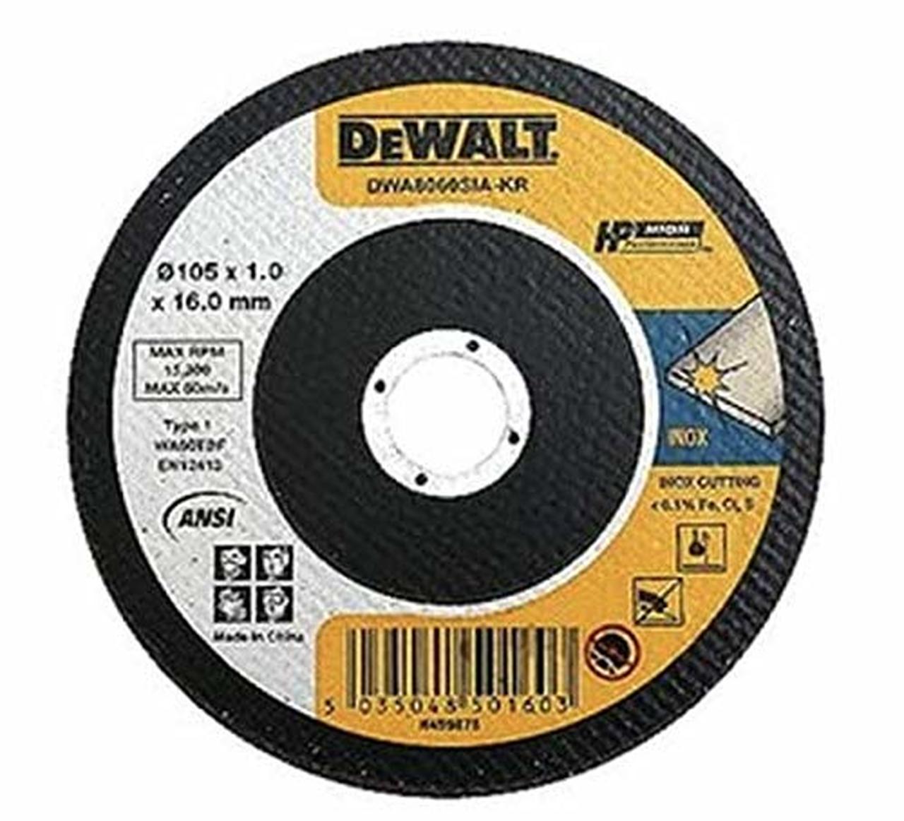 Aabtools Dewalt Dwa8011ria Ae Chopsaw Metal Cutting Wheel 355x3x25mm