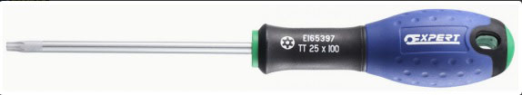 EXPERT E165399 - Tamper Torx Head Screwdrivers TT40 x 125
