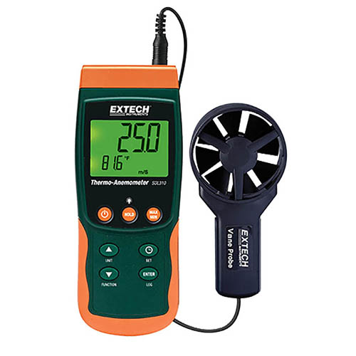 EXTECH SDL310 - Thermo-Anemometer/Datalogger