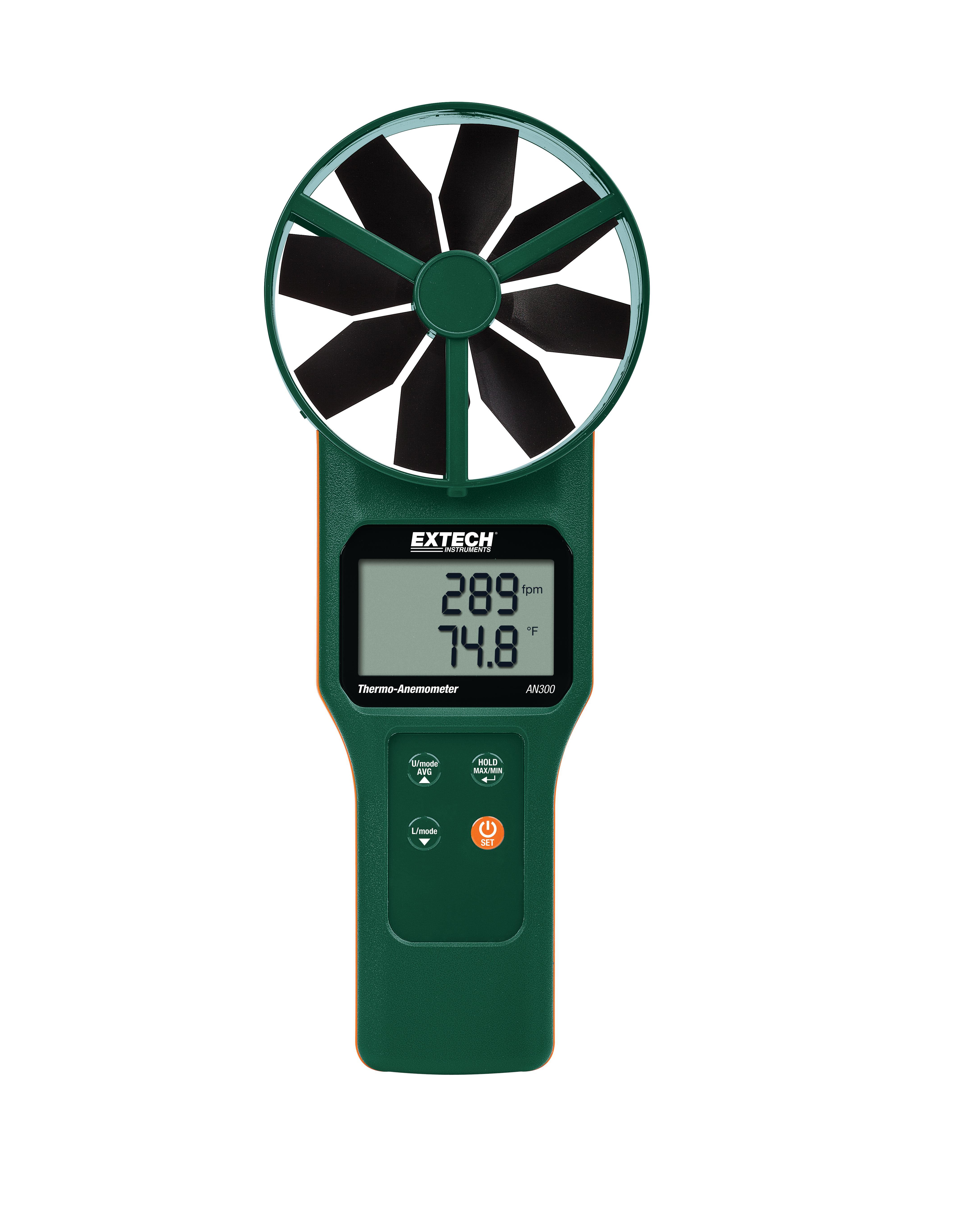 EXTECH AN300 - Large Vane CFM/CMM Thermo-Anemometer