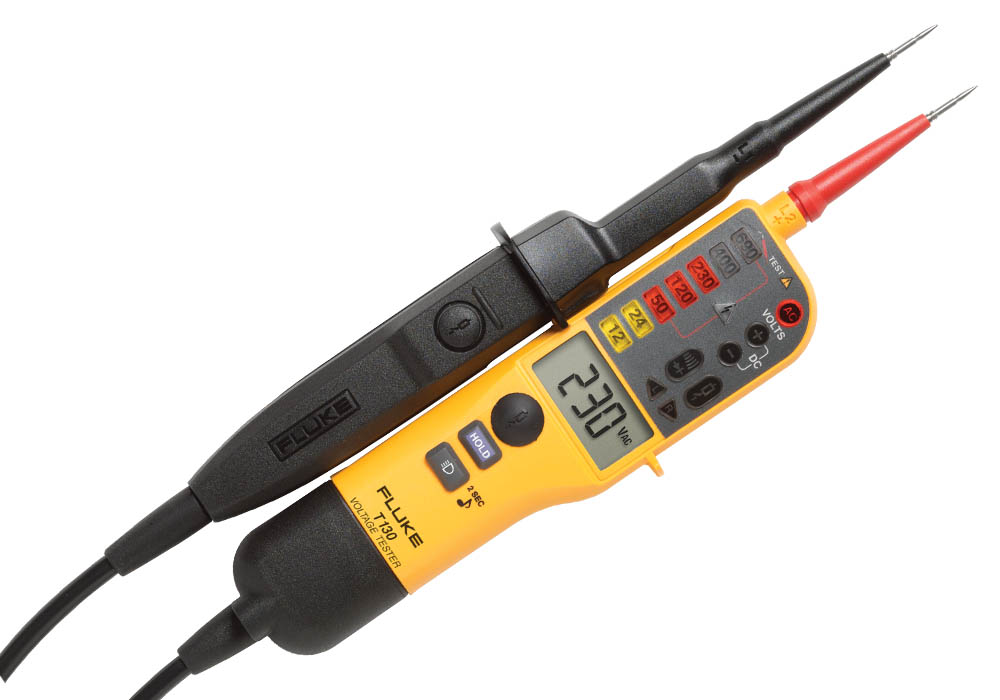 Fluke T130 Voltage & Continuity Tester LCD Display & Switchable2019 Edition 