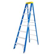 GAZELLE G3008 - 8 Ft. Fiberglass Step Ladder for working height up to 12 Ft.