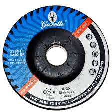 GAZELLE GSSG7-4 - Stainless Steel Grinding Disc 7in – 180 x 4 x 22mm