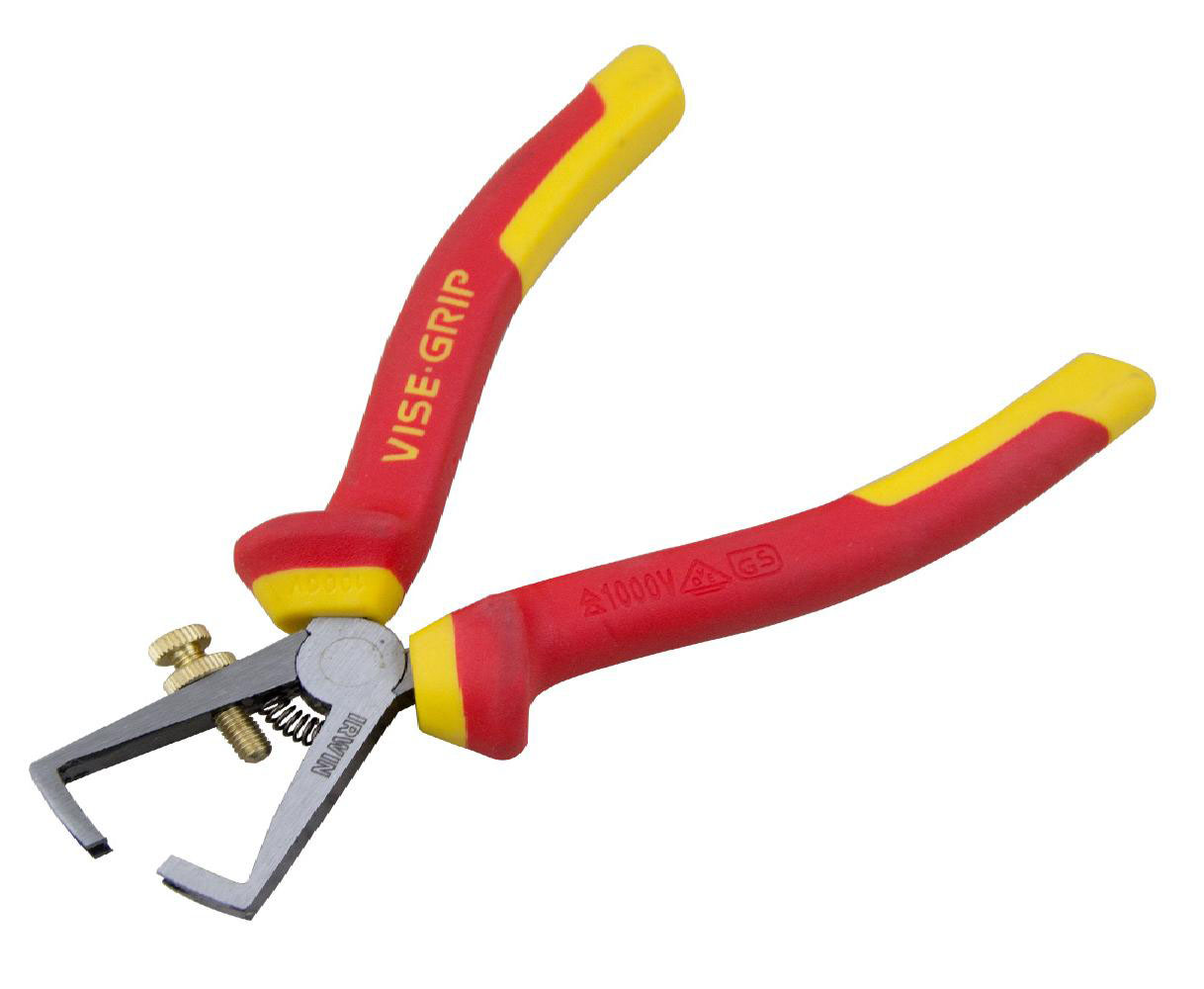 IRWIN VISE-GRIP VDE 1000V INSULATED WIRE STRIPPING PLIERS 10505871 