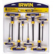 IRWIN T10771 - T-Handle Hex Key Set; 2-10mm; 8Pcs