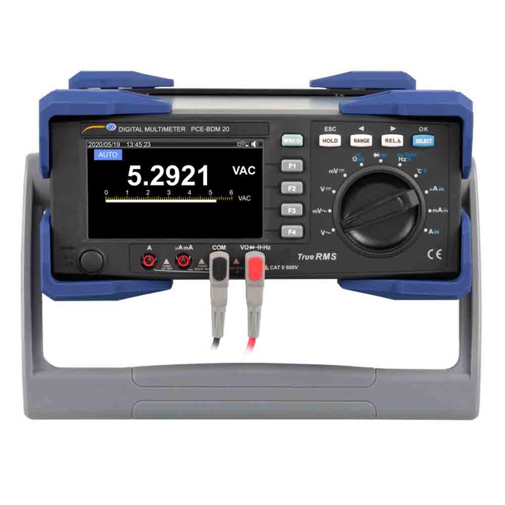 PCE_Benchtop Multimeter_BDM 20_2 - Digital Multi-meter for Stationary Workplace