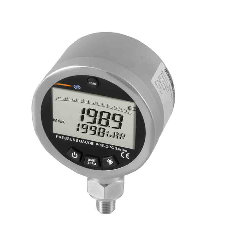 PCE Instruments DPG 200 - Pressure Gauge 2900 psi, 200 bar