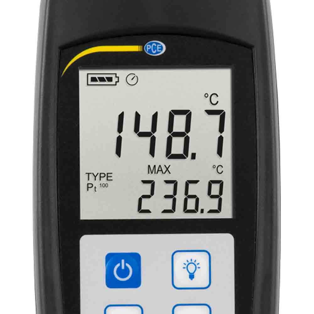 1 Channel RTD IP67 Waterproof Temperature Meter with Probe