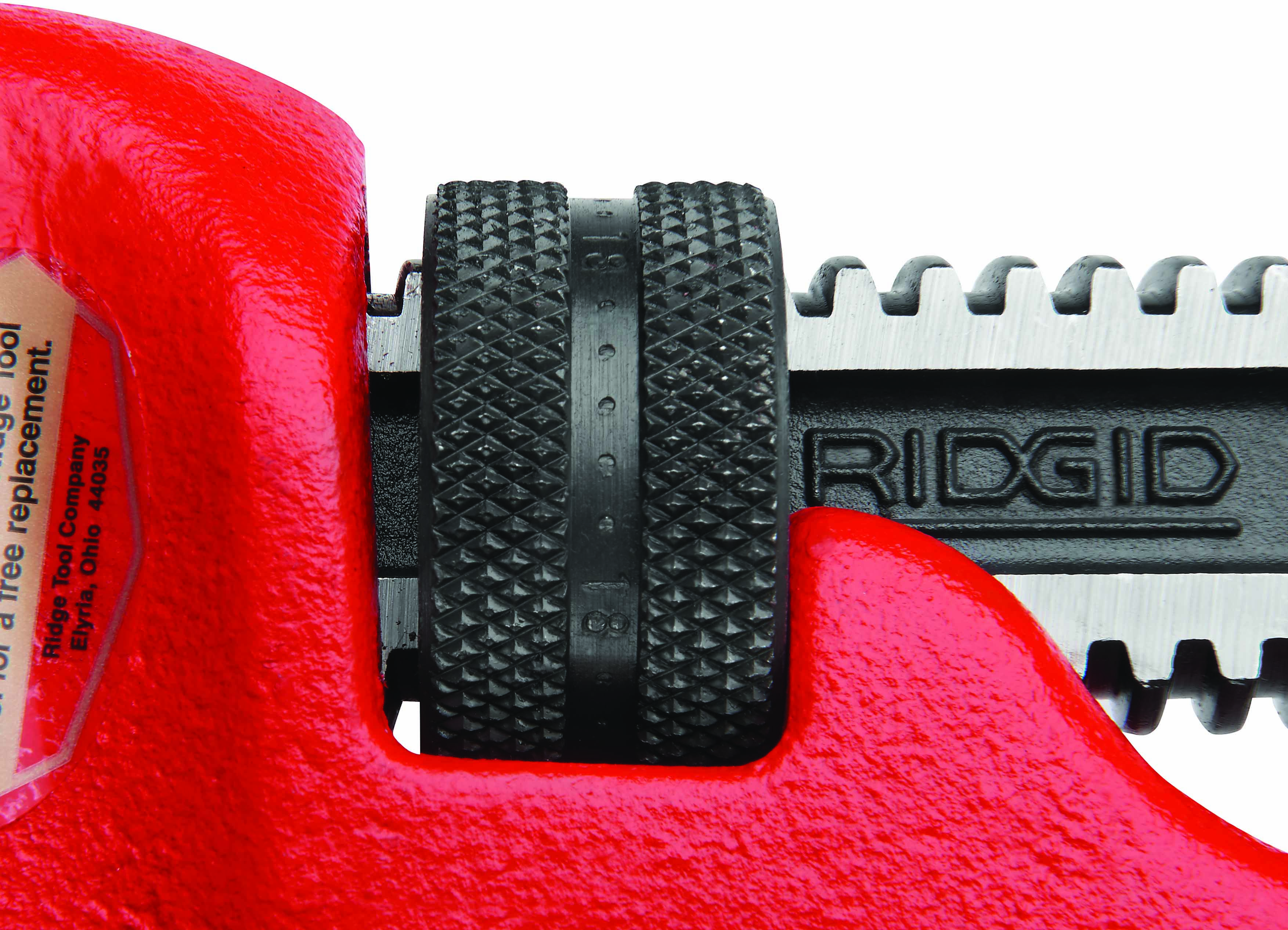 RIDGID 31010 Model 10 Heavy-Duty Straight Pipe Wrench 10-inch Plumbing Wrench 