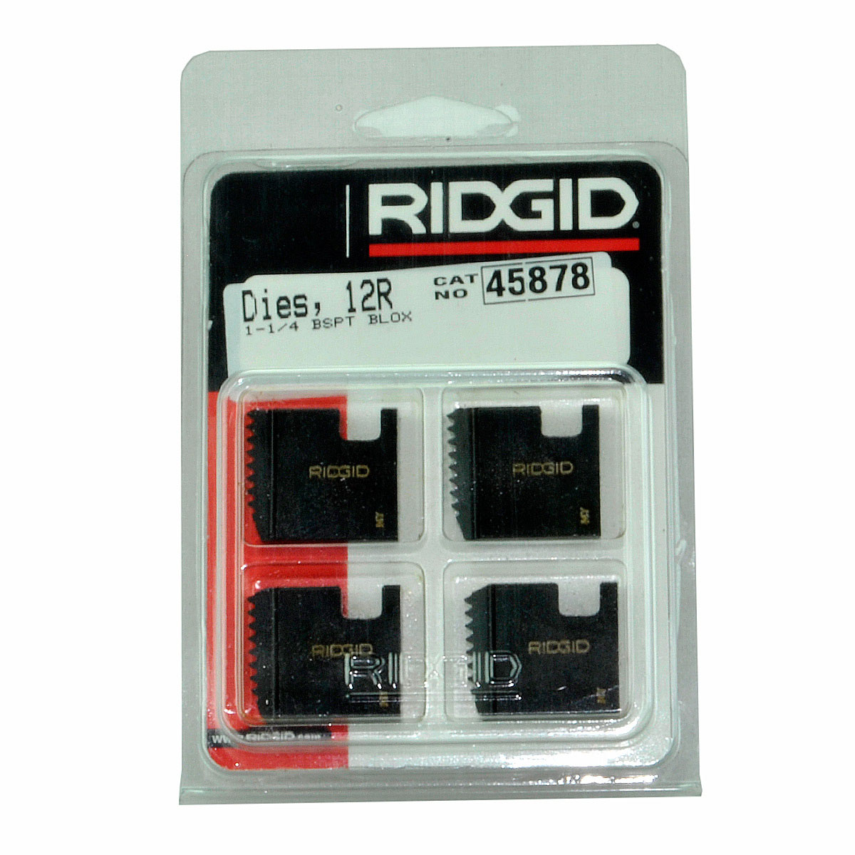 RIDGID 45878 - Pipe Die Set Bspt – 1-1/4inch