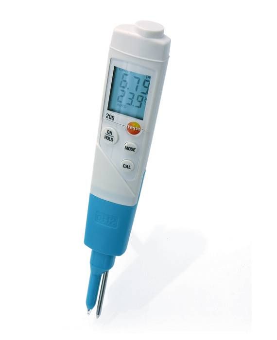 Testo-206-pH2_PH-Temperature Measuring Instrument For Semi-Solid Media