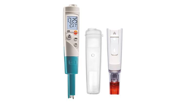 Testo-206-pH2_PH-Temperature Measuring Instrument For Semi-Solid Media - PH/Temperature Measuring Instrument For Semi-Solid Media