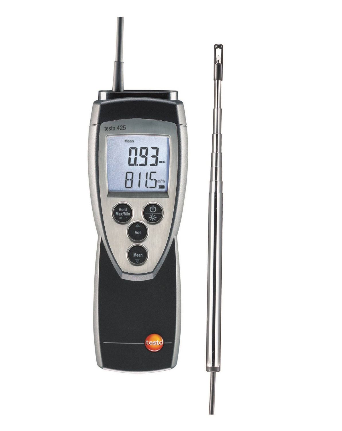 TESTO 425 - Thermal Anemometer with Flow Probe